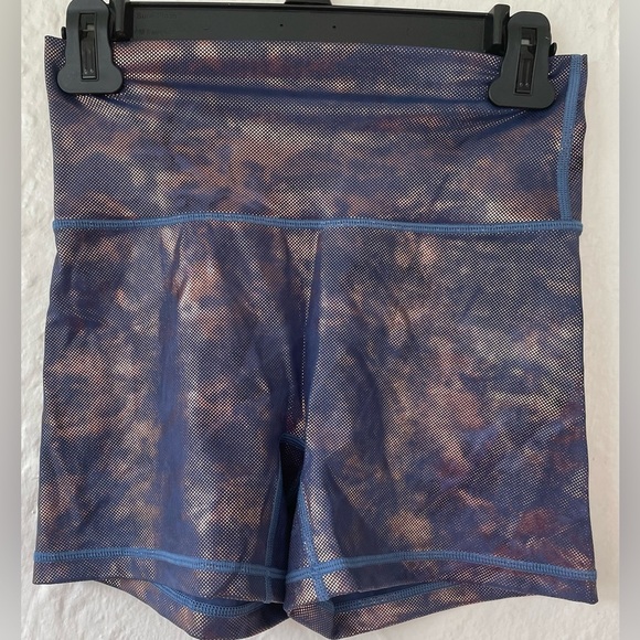 NWT Aerie Womens Goals Multi-Color High Rise Bike Shorties; size M - Picture 1 of 5